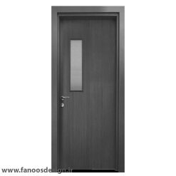 درب پلی وود شیشه خور کد 30661