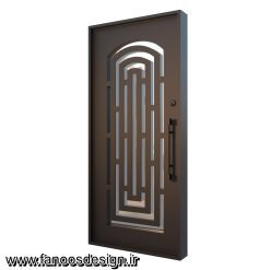 درب نفررو مدرن آهنی سی انسی کد 30718 4 درب لابی آهنی کد 30718
