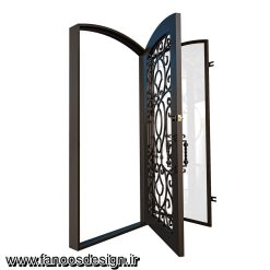 درب لابی آهنی کد 30712