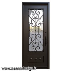 درب لابی آهنی کد 30710