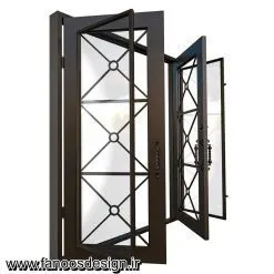 درب لابی آهنی پروفیلی کد 30732