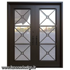 درب لابی آهنی پروفیلی کد 30732