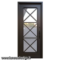 درب لابی آهنی پروفیلی کد 30733