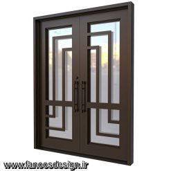 درب لابی آهنی پروفیلی کد 30731