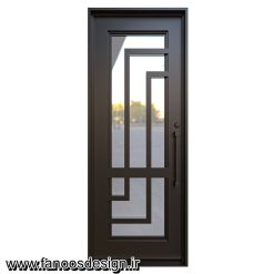 درب لابی آهنی پروفیلی کد 30730