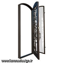 درب لابی آهنی فرفورژه نفر رو کد 30727