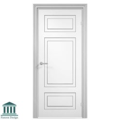 درب اتاق خواب MDF سه قاب نئو کلاسیک کد 30772