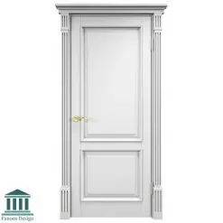 درب اتاق خواب MDF دوقاب برجسته کد 30786