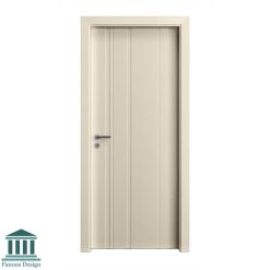 درب اتاق خواب MDF شیاری ساده CNC کد 30783