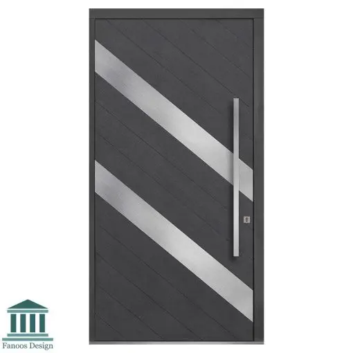 درب لابی تک لنگه مدرن استیل خور کد 30832