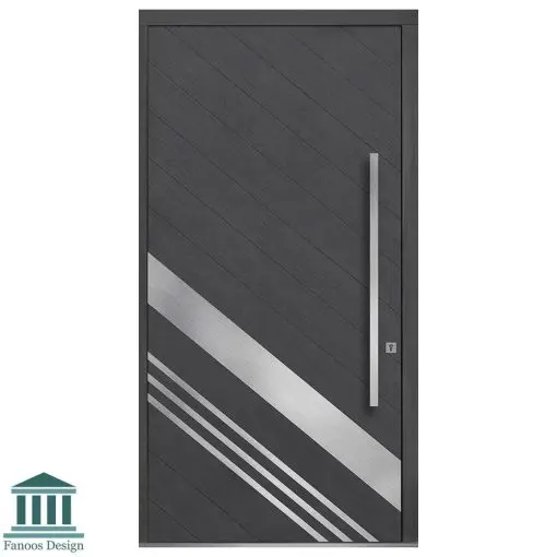 درب لابی تک لنگه مدرن استیل خور کد 30831