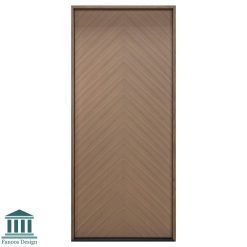 درب تمام چوب اتاق با طرح CNC مدرن کد 30828 3 درب لابی تک لنگه جناقی کد 30828