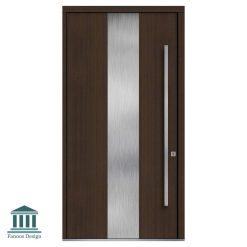 درب تک لنگه لابی استیل خور کد 30819