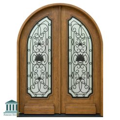 درب لابی هلال تمام چوب کلاسیک کد 30854