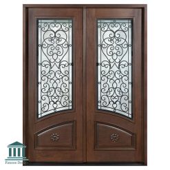 درب لابی تمام چوب کلاسیک کد 30853