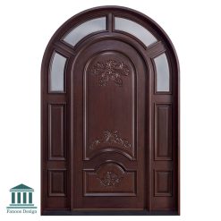 درب تمام چوب لابی هلال لوکس کد 30850