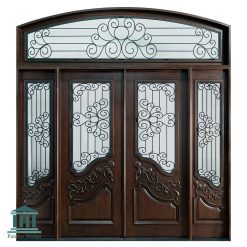 درب لابی چوبی لوکس هلال کد 30841