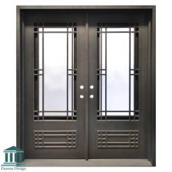 درب مدرن فلزی ورودی ساده کد 30898