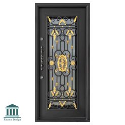 درب آهنی ورودی نفررو کد 30878