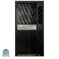 درب فلزی تاسیساتی دو لنگه کد 30678