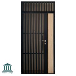 درب آهنی انباری چوب و فلز کد 30911