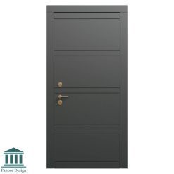 درب اتاق خوب MDF طرح CNC با رنگ پوششی کد 30737