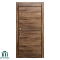 در MDF اتاق خواب روکش گردو راپود کد 112