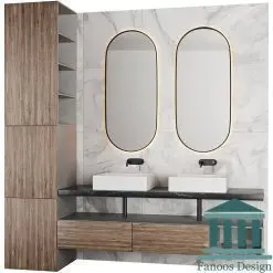 روشویی کابینتی و دیزاین سرویس بهداشتی کد 30351