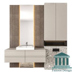 روشویی کابینتی و دیزاین حمام کد 30267