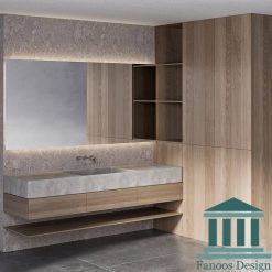 روشویی کابینتی و دیزاین حمام کد 30270