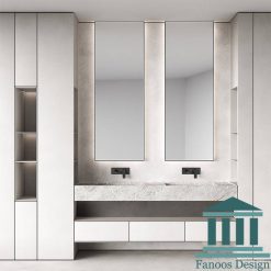 روشویی کابینتی و دیزاین حمام کد 30244