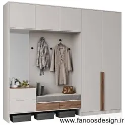 جالباسی و جاکفشی سفید کد 30174