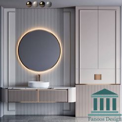 روشویی کابینتی و دیزاین حمام کد 30238