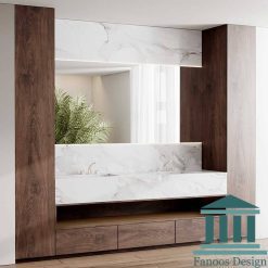 روشویی کابینتی و دیزاین حمام کد 30237