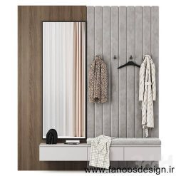 جالباسی و جاکفشی دیواری کد 30216