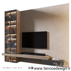 میز تلوزیون دیواری ساده کد 31066