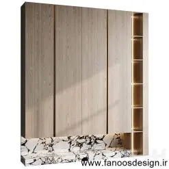 جالباسی و جاکفشی دیواری کد 30213