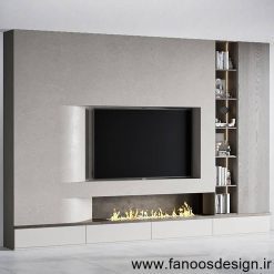 میز تی وی وال MDF ساده کد 31095