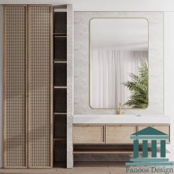 روشویی کابینتی و دیزاین حمام کد 30228