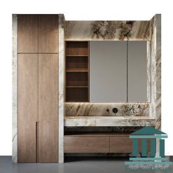روشویی کابینتی و دیزاین حمام کد 30227
