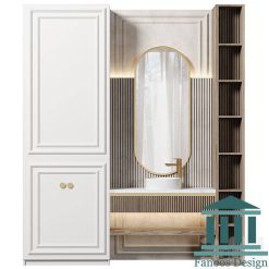 روشویی کابینتی و دیزاین حمام کد 30223