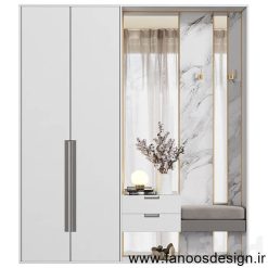 جالباسی و جاکفشی دیواری کد 30199