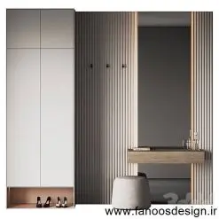 جالباسی و جاکفشی دیواری کد 30197