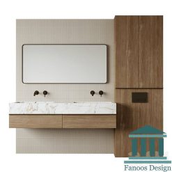 روشویی کابینتی و دیزاین حمام کد 30294
