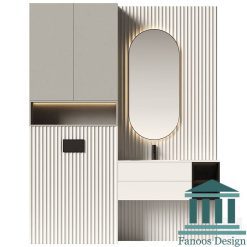 روشویی کابینتی و دیزاین حمام کد 30293