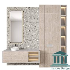 روشویی کابینتی و دیزاین حمام کد 30256