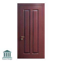 درب کلاسیک چوبی چهارقاب کد 30943
