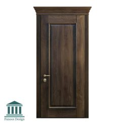 درب کلاسیک تمام چوب برجسته کد 30942