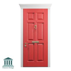 درب لابی چوبی کلاسیک کد 30946