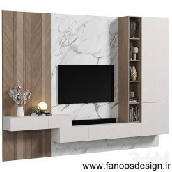 تی وی وال هایگلاس کد 31123